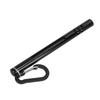 Fliegenfischen Wasserthermometer Bachwassertemperatur Messwerkzeuge mit Karabiner Schwarz