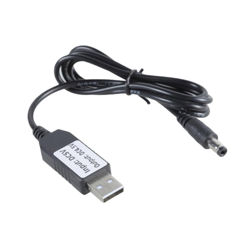 Battery Elimination Wire USB 5V to 4.5V Power Supply Adapter Cord for LED Light Tool Compatibility with 3pc 1.5V LR20