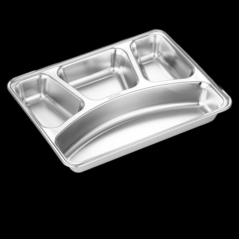 KAZHI 304 Stainless Steel Deep Compartment Meal Tray