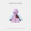 Dudu Family Girls' Water-Resistant Hooded Spring Jacket