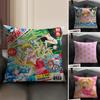 Comic Anime M-Mermaid Melody Pichi Pichi Pitch 4 Pillow Case Natural Linen Double-Sided Printing Sofa Home Decor Cushion Cover