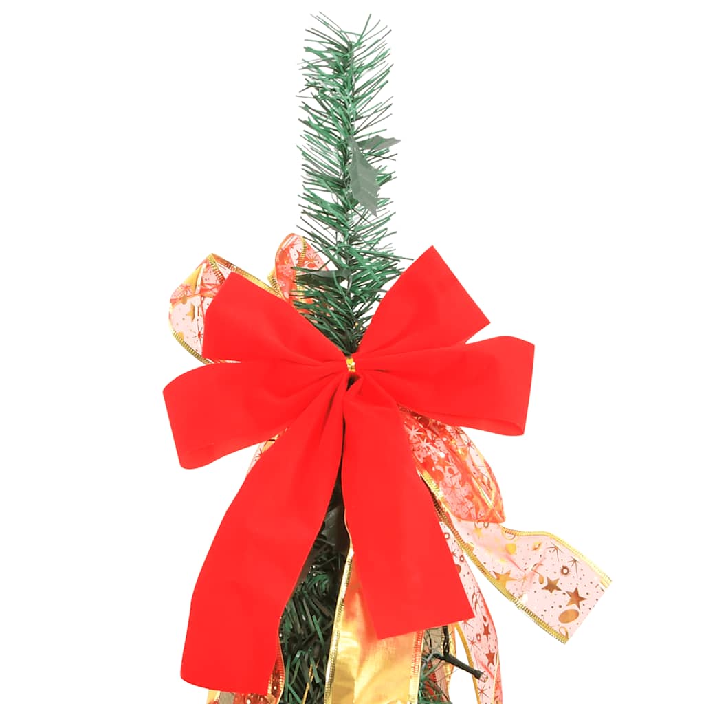Pop Up Artificial Christmas Tree with 50 LEDs Green 120 Cm