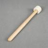 Percussion Drum Mallet with Felt Head and Wood Handle, Single Practice Tool for Rehearsal Work, Music Class Use, Band Routines and Study