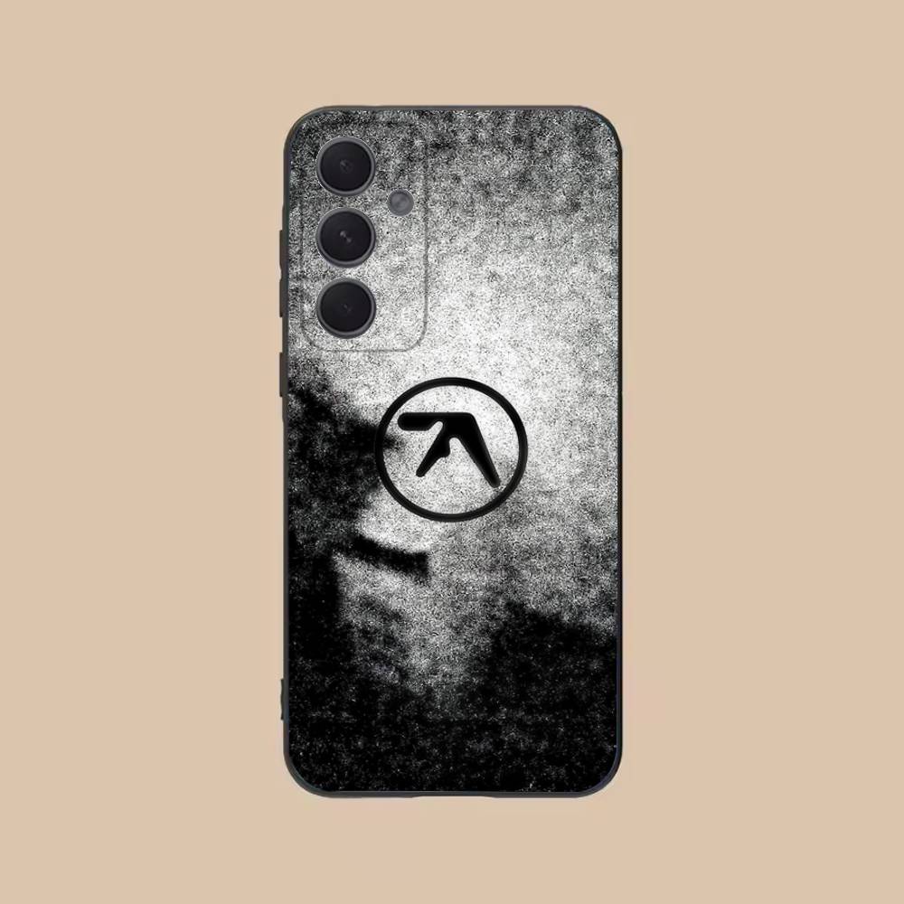 

Aphex Twin Logo Art Phone Case For Samsung S25,24,21,22,23,20,S30,Ultra,Plus,Fe,Lite,Note,5G Black Cover SamsungS21FE