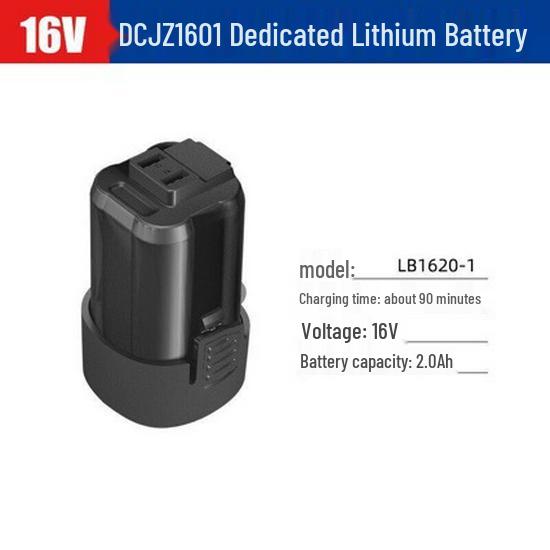 Dongcheng 1601 16V Lithium Battery Drill Spare Parts: Rechargeable Drill, Battery, Charger, Motor, and Accessories.