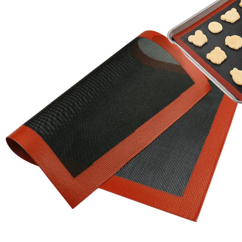 Silicone Baking Mat Food Grade Silicone Grill Heat Resistant Oven Baking Silicone Mat Baking Tray Baking Net Baking Kitchen Tool