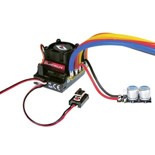 HOBBYWING QuicRUN-10BL120-G2-SENSORED BEC with Built-in 4A/6V-7.4V [for 1/10 Scale] Hobbywing RC Model QuicRUN 10BL120G2 Mid-Class Boost Turbo
