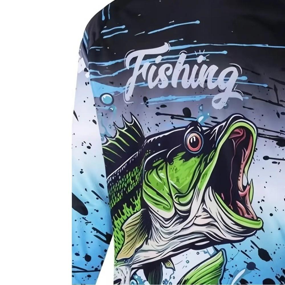 Maglia con Cappuccio da Pesca Protezione UV Maglietta Solare per Attività Estive