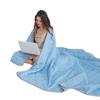 Cooling Quilt Summer Blanket Lightweight Cooling Fibers Breathable Thin Double-Sided Self-Cooling Sleep Blanket for Hot Nights Bedroom Travel