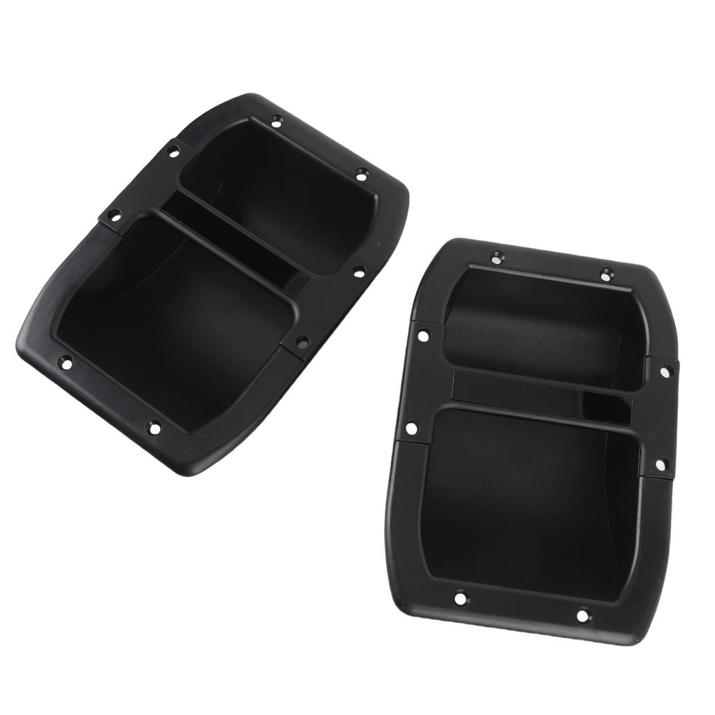 2PCS Speaker Cabinet Handles ABS Aluminum Rubber Speaker Carry Grasp Replacement Handle for PA DJ