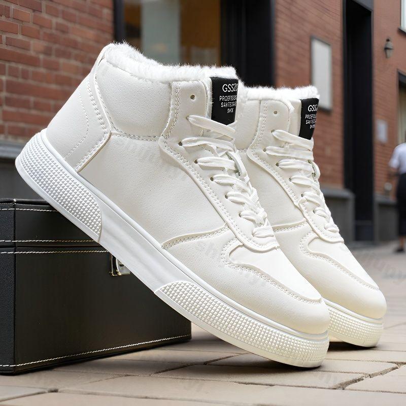Men Ankle Boots 2026 Fashion Winter Cold-proof Warm Plush Snow Boots Lightweight Cotton Boots Mens Designer Work Outdoor Sneaker