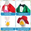 3 Pcs St. Patrick's Day Goose Outfits Valentine's Day Goose Costume Cute Easter Goose Clothes Porch Goose Outfits