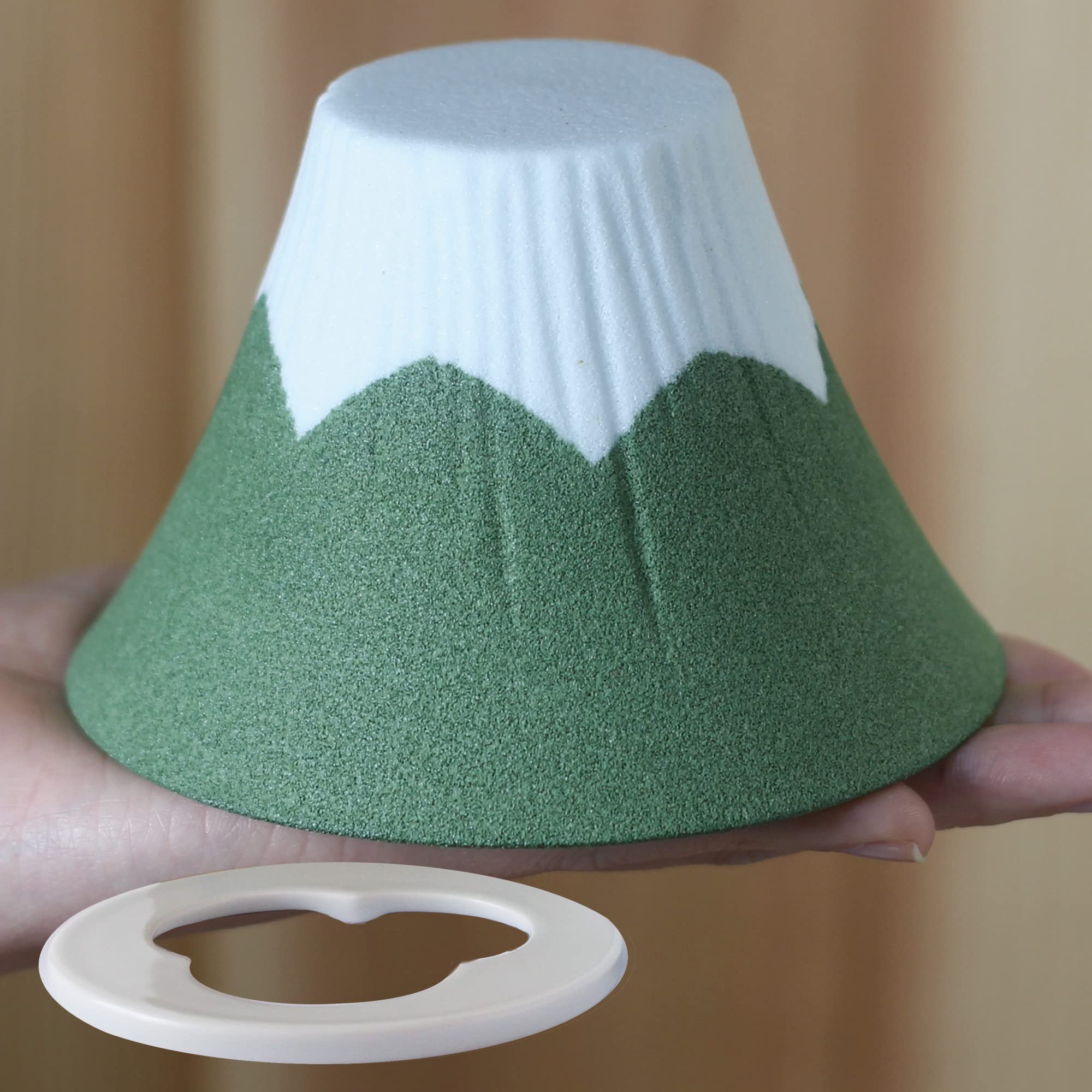 

Hasami Ware New Ceramic Coffee Filter & Dripper, Gift | Eco Filter | Paper Filterless | Mt. Fuji | EthicalHouse (Dark Green -Dark Green Fuji-)