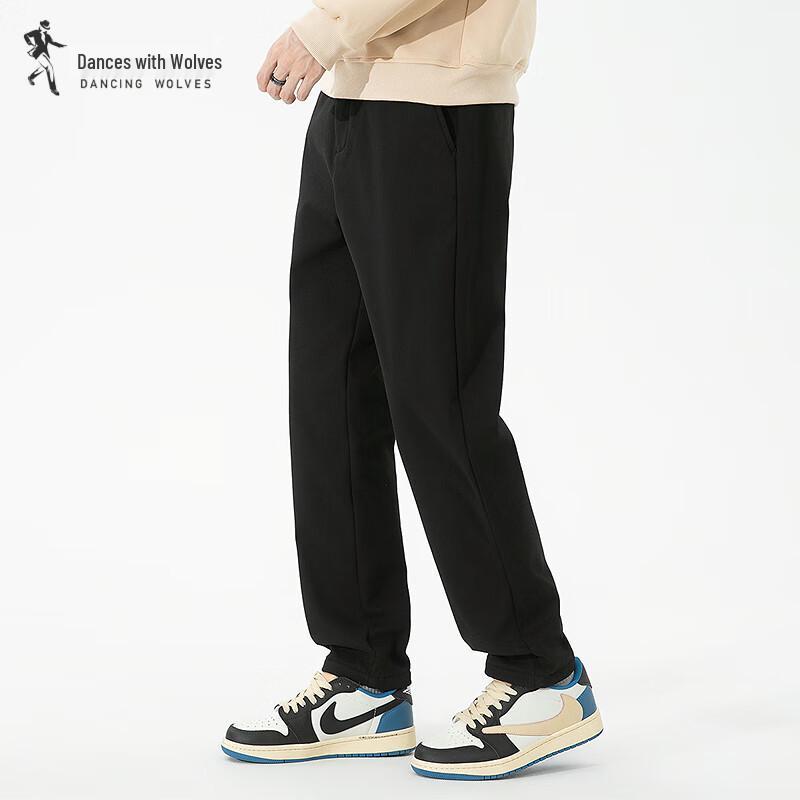 Yu Lang Gong Wu Men's Fleece Lined Thermal Casual Pants