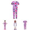 Kpop Demon Hunters Rumi Mira Zoey Cosplay Pajama Set With Polyester Fabric For Stage Performances