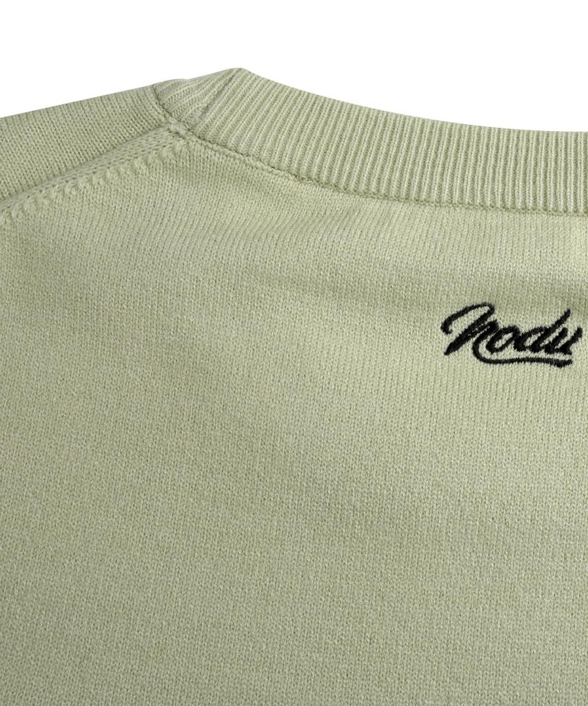 NODU Signature Flower Soft Knit [Green]
