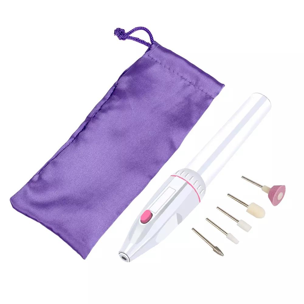 Mașină electrică portabilă de manichiură Set de burghie pentru unghii Mașină de tăiat freza pentru kit personal de manichiură și pedichiură