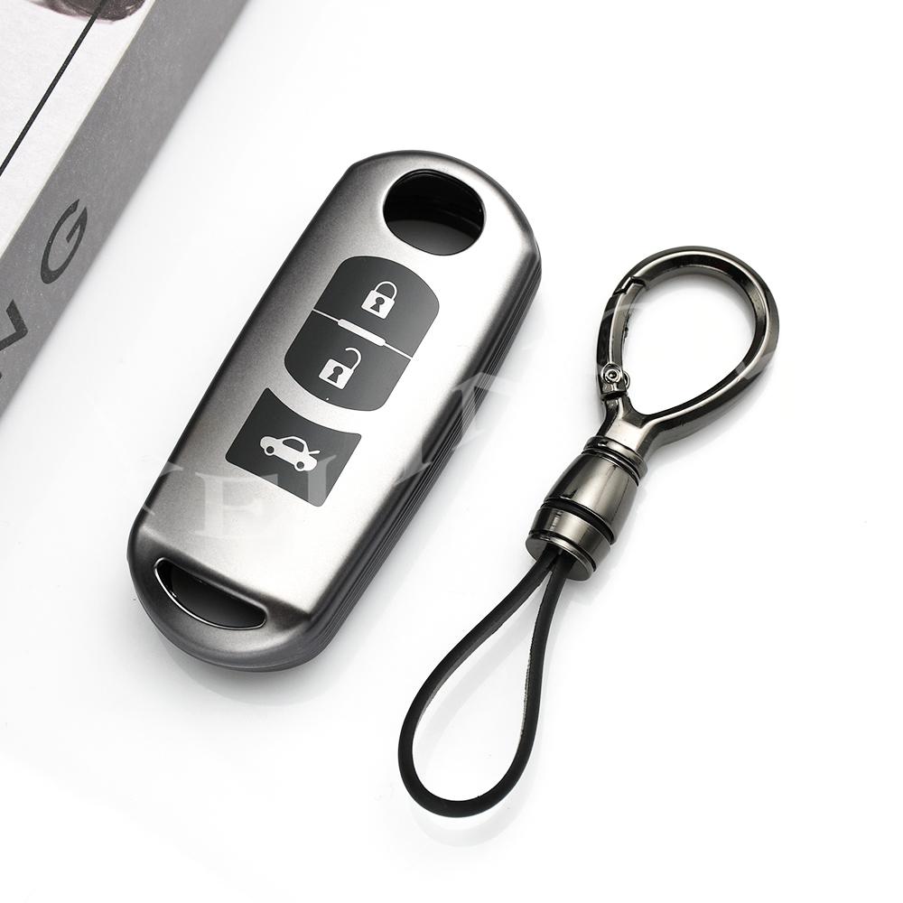 2 3 4 Button For Mazda 2 3 6 Demio Atenza Axela Cx-5 Cx5 Cx-3 Cx7 Cx-9 3 4 Cx30  -  Tpu Car Key Case Key Cover Keychain