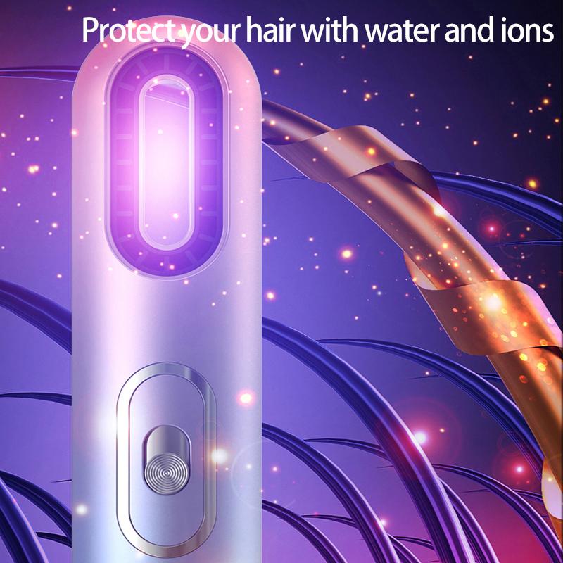 Hair Dryer Warm and Cold Air 3-in-1Blue Light Negative Lon Professional Hair Blow Dryer Home Salon Travel Portable Styler