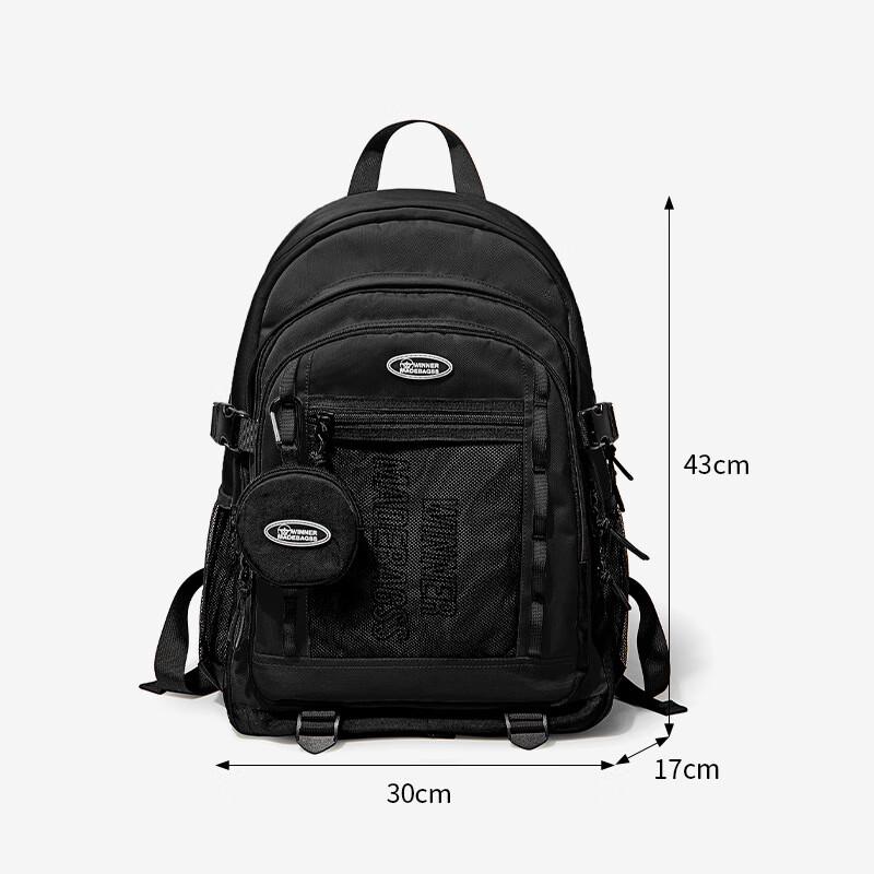Girls Casual Lightweight Large Capacity School Backpack One Size