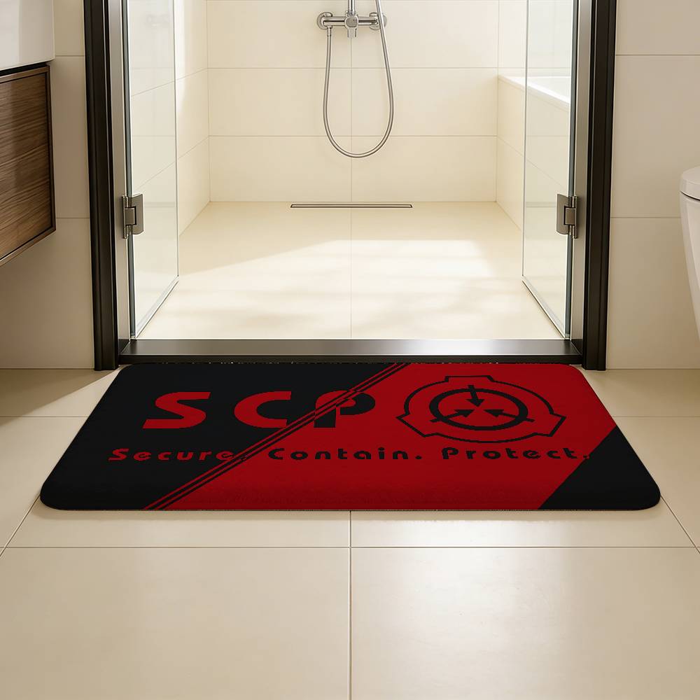 Scp F-Foundation Game Floor Mat Cheaper Anti-slip Modern Living Room Balcony Printed Bedside Mats
