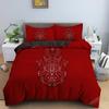 Set Copripiumino Mano di Fatima King Size Nero Dorato Set Biancheria da Letto Lusso Stampa Mano d'Oro di Fatima Boho Hippie 2/3pz Copripiumino