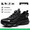 Męskie buty robocze ochronne Four Seasons: Odporny na zgniecenia, Odporny na przebicia, Wodoodporny, Lekki, Antypoślizgowy.
