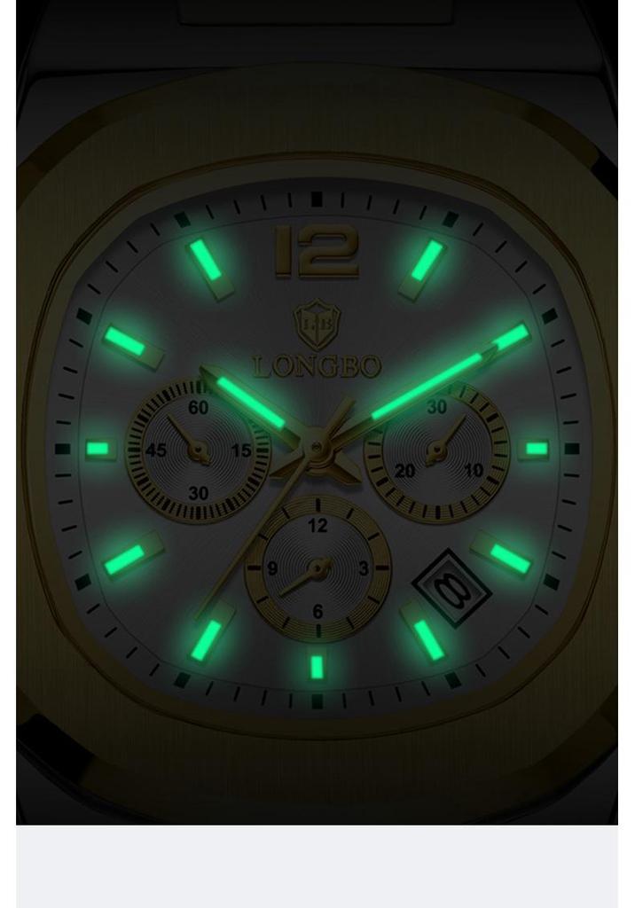 Longbo Classic Men's Waterproof Luxury Business Wristwatch 83882