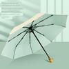 High-Quality Colorful Plastic Folding Umbrella, Compact and Portable, Dual-Purpose for Sun and Rain, Sunshade, Uv Protection, Sun Umbrella for Men