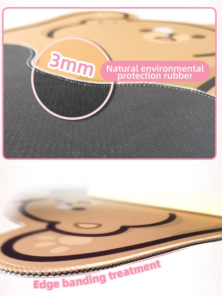 Gaming Cute Mouse Pad Pink Print Mousepad XXL 3d Extended Pad Mouse Gamer PC Computer Mousepad Girls Game Accessories