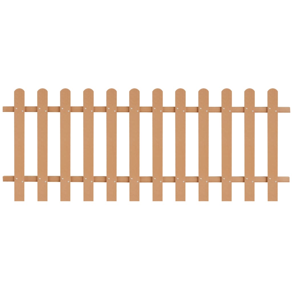 WPC Picket Fence 200 x 80 cm