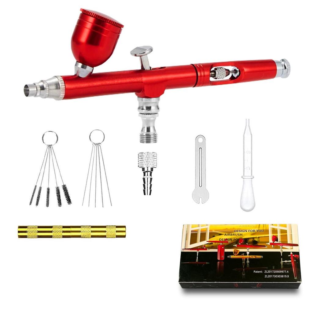 Lightweight 130 Airbrush for Nail Art, Tattoo, Models, Pastry, Beauty, and Oxygen Injection.