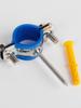 304 Stainless Steel Welded Pipe Bracket Clamp with Expansion Screw for PPR Water Pipes