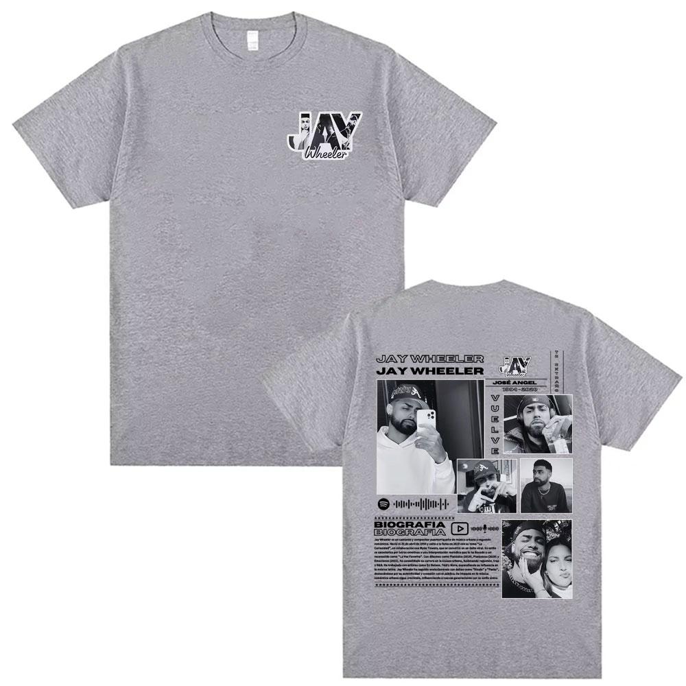 Rapper Jay Wheeler Vuelve Album Cover Tee Shirt Mens Women Fashion Hip Hop Pop Music Summer ONeck High Quality Cotton T Shirt