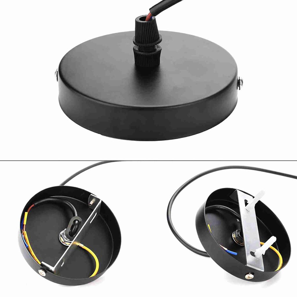 E26 Vintage Ceiling Light Holder Pendant Lamp Socket Pull Chain Lamp Base Ceiling Mounted Bulb Holder DIY Industrial Lighting
