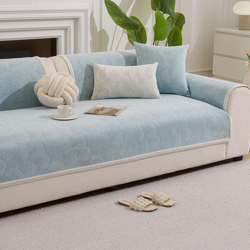 Cream Wind Sofa Cushion Is Universal In All Seasons, Modern Simplicity, Light Luxury, High-End Sofa Cover  New Non-Slip Pad