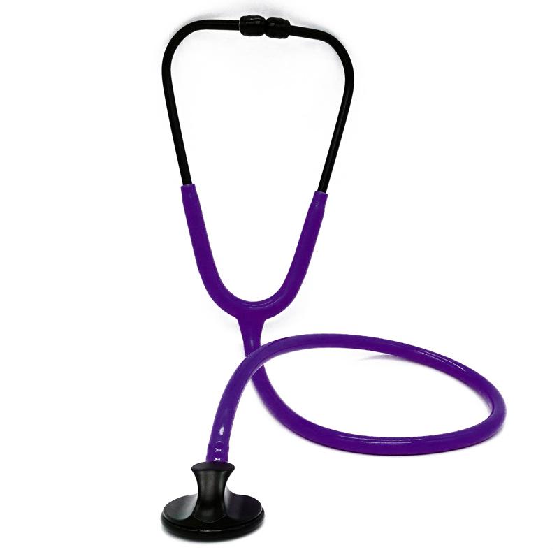 Black Plated Zinc Alloy Stethoscope with Stainless Steel Chestpiece, 250G