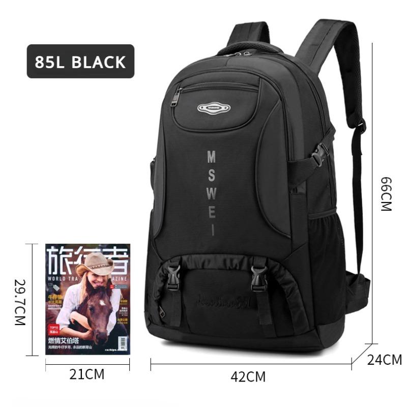 2024 New Outdoor Travel Backpack 50L/65L/85L Large Capacity Duffle Bag High Quality Oxford Waterproof Breathable Travel Bag Business Trip Hiking Bag