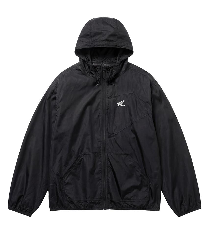 Phyps Motorcycle H-Tech Packable Windbreaker_Solid Ver Black