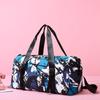 New graffiti sports fitness bag dry and wet separation large capacity travel bag independent shoe compartment fashion storage bag