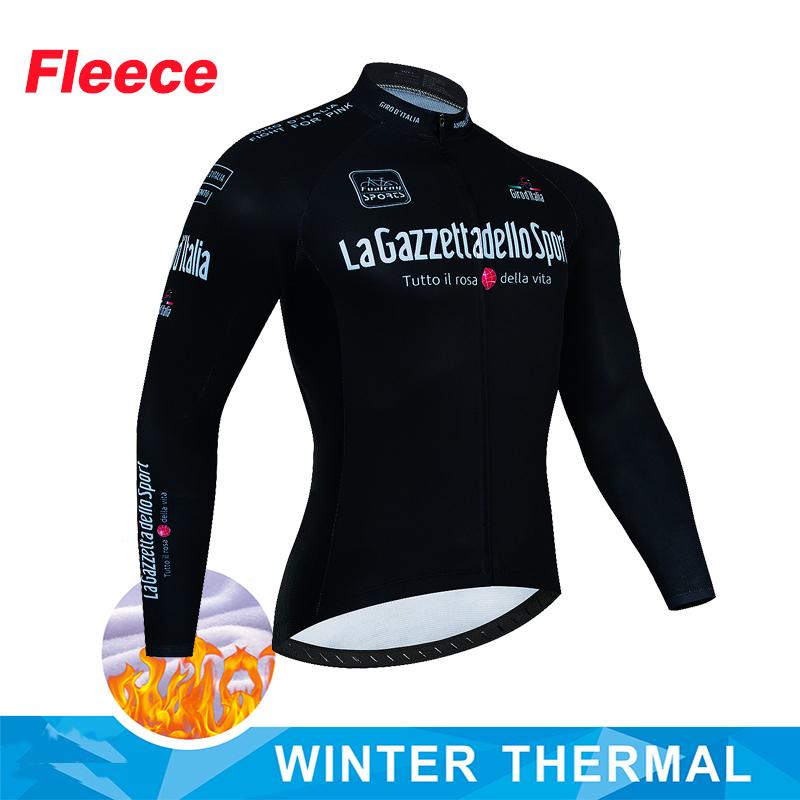 

2023 New Cycling Jersey Winter Thermal Fleece Long Sleeve Cycling Clothing MTB Bike Clothes Cycling Bicycle Warm Jacket XS（old）