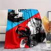 1PC Persona Print Flannel Blanket, High quality Comfortable for All Seasons, Home Decor, Warmth and Comfort, Perfect for Christmas Gifts106