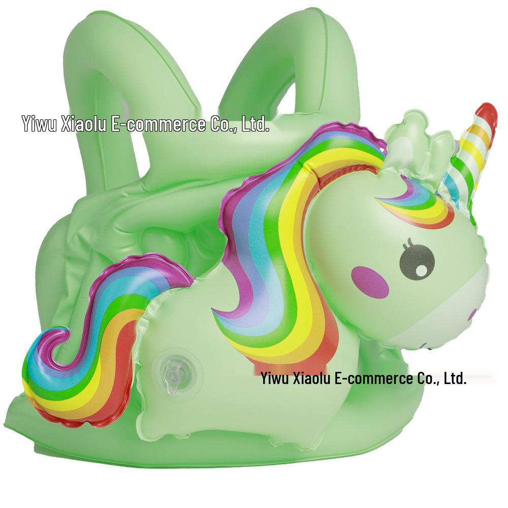Xiaolü Rainbow Unicorn Inflatable Swim Vest for Kids
