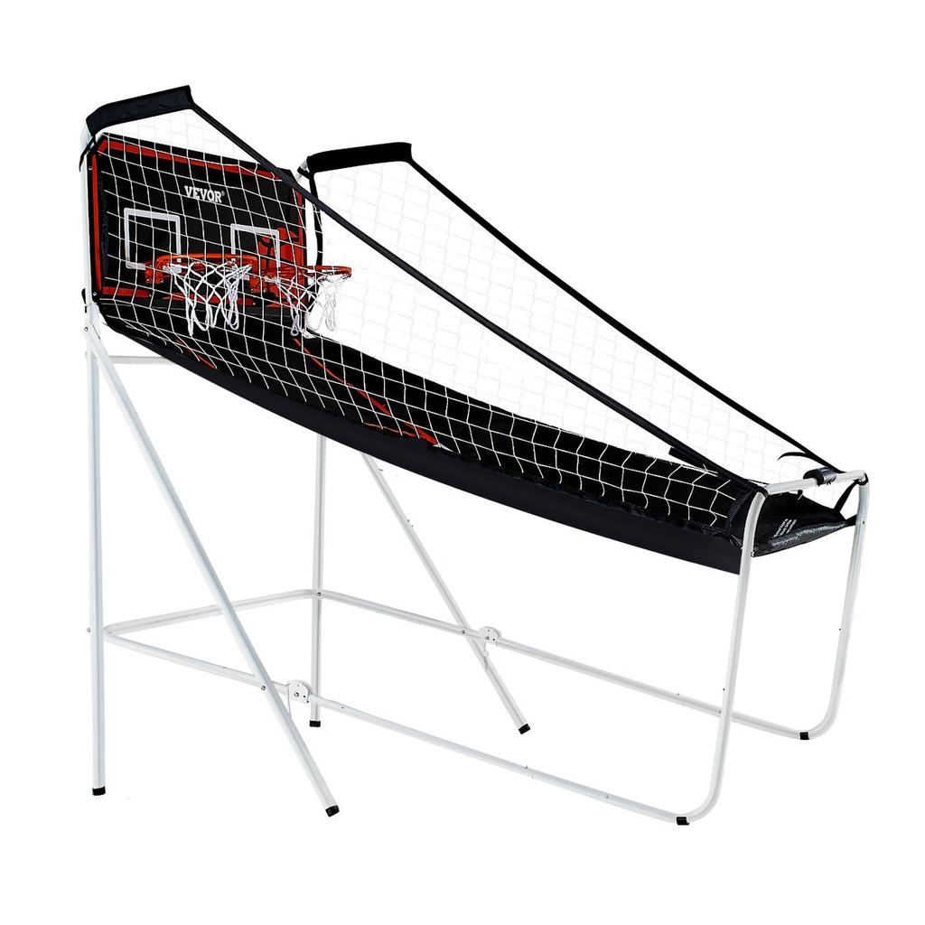 Foldable Indoor Double Shot Basketball Arcade Game 2 Player 4 Balls