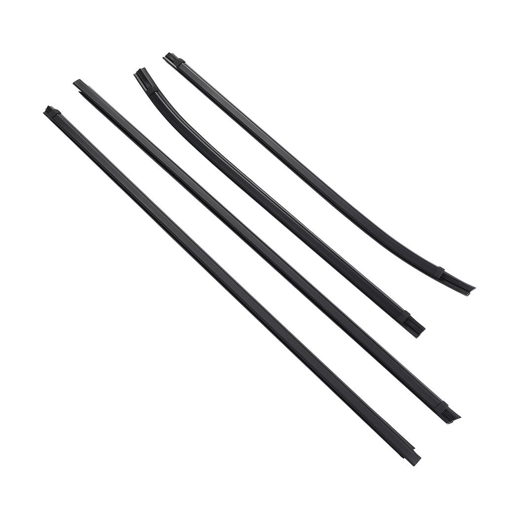 4Pcs Door Weatherstrip Trim 8 98052197 2 Dust Proof Wind Resistant Anti Leakage for D MAX RT 2012 to 2019