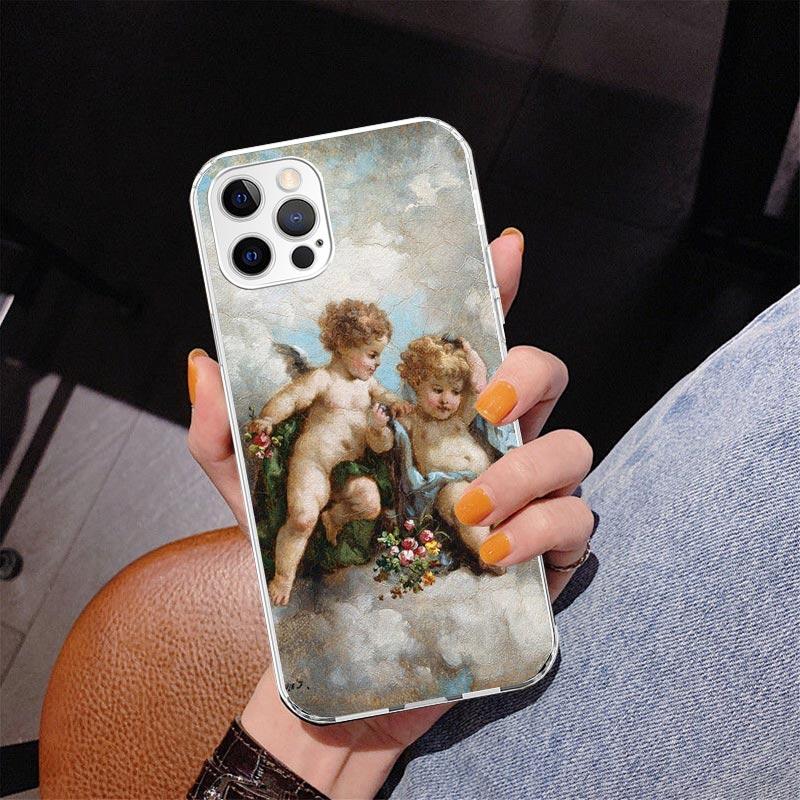 Paint Art Renaissance Phone Case For iPhone 17 Air 16 Pro Max 16E 15 + 14 Plus 11 12 13 Mini 7 8 SE Gift Print Cover Fundas 17 A