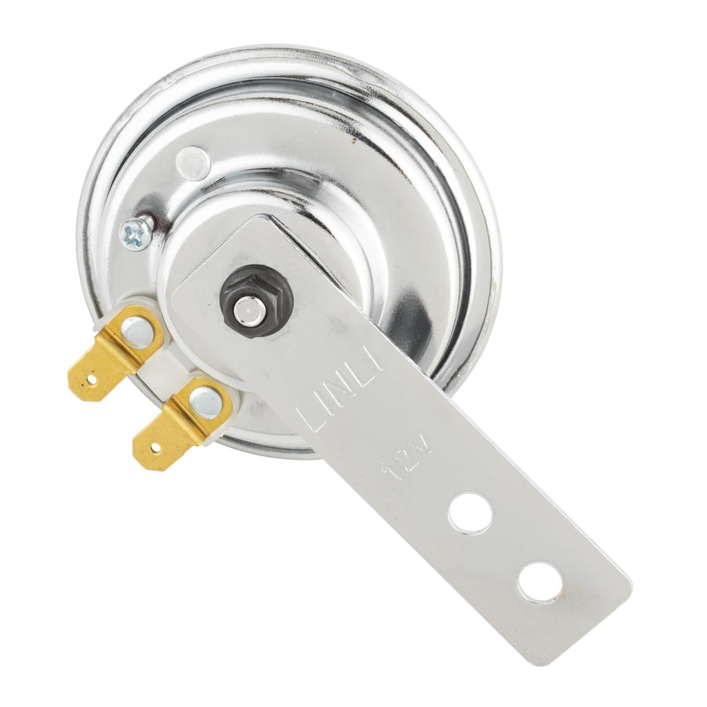 Kijima 304-8241 Mini Horn, 2.6 Inches (65 Mm), High Tone 380Hz, For 12 V Cars, Universal Chrome, Motorcycles