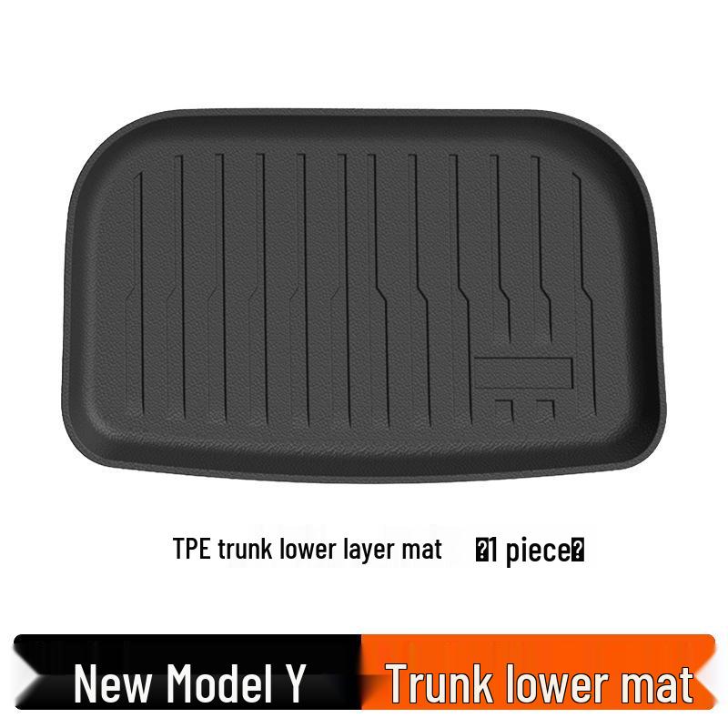 Tesla Model Y Floor Mats: TPE Anti-Slip Trunk Mats