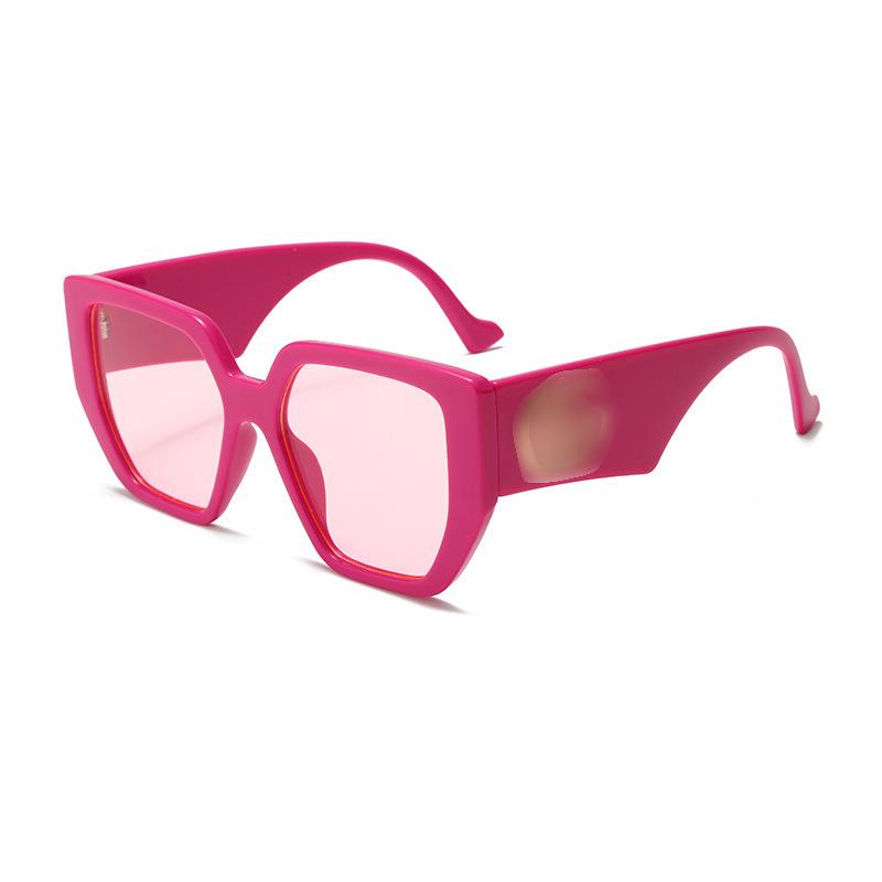 New Large Frame Square Sunglasses - European & American High-end Women's Fashion Acetate Glasses