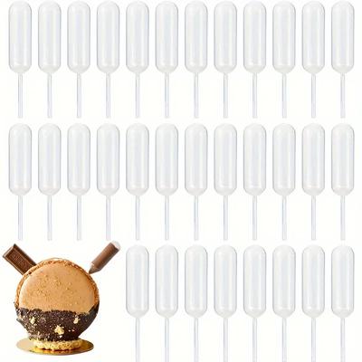 200 unidades de canudos de morango, seringa líquida, canudo de plástico, conta-gotas, descartável, 4ml, mini seringa de sabor